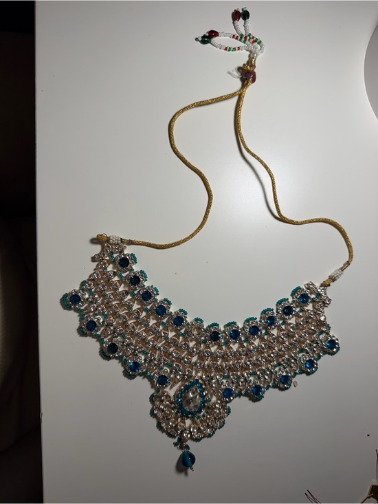 Jewelry - Elegant Turquoise & Silver Statement Necklace - Women Jewelry